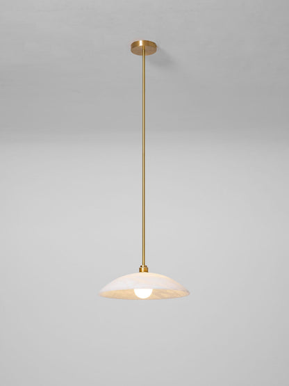 Dahlia Alabaster Dome Pendant Light