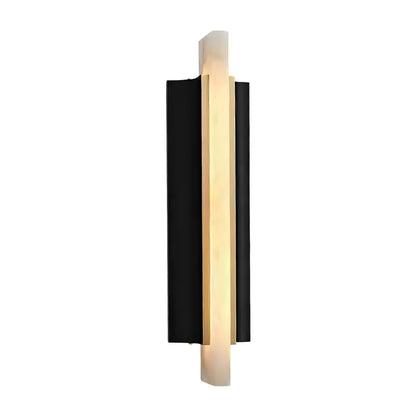 Amelie Black Blade Alabaster LED Wall Sconce