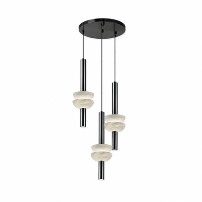 Brontee Spanish Alabaster Column LED Pendant Light