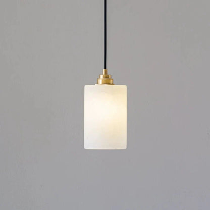 Carmeline Alabaster Cylinder Staircase Chandelier