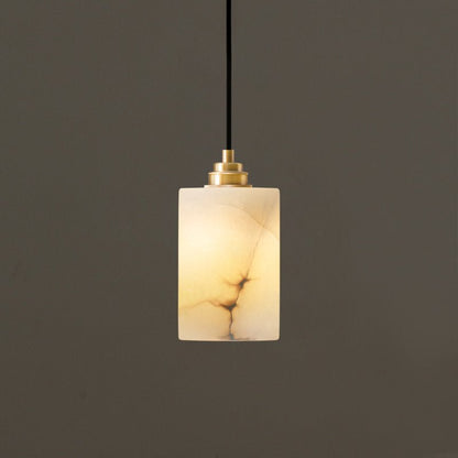Carmeline Alabaster Cylinder Staircase Chandelier