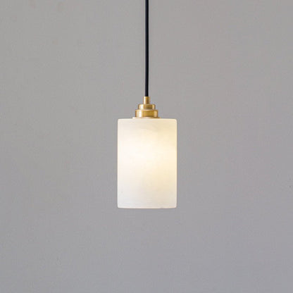 Carmeline Alabaster Cylinder Staircase Chandelier
