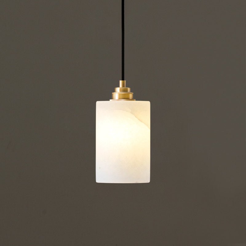 Carmeline Alabaster Cylinder Staircase Chandelier