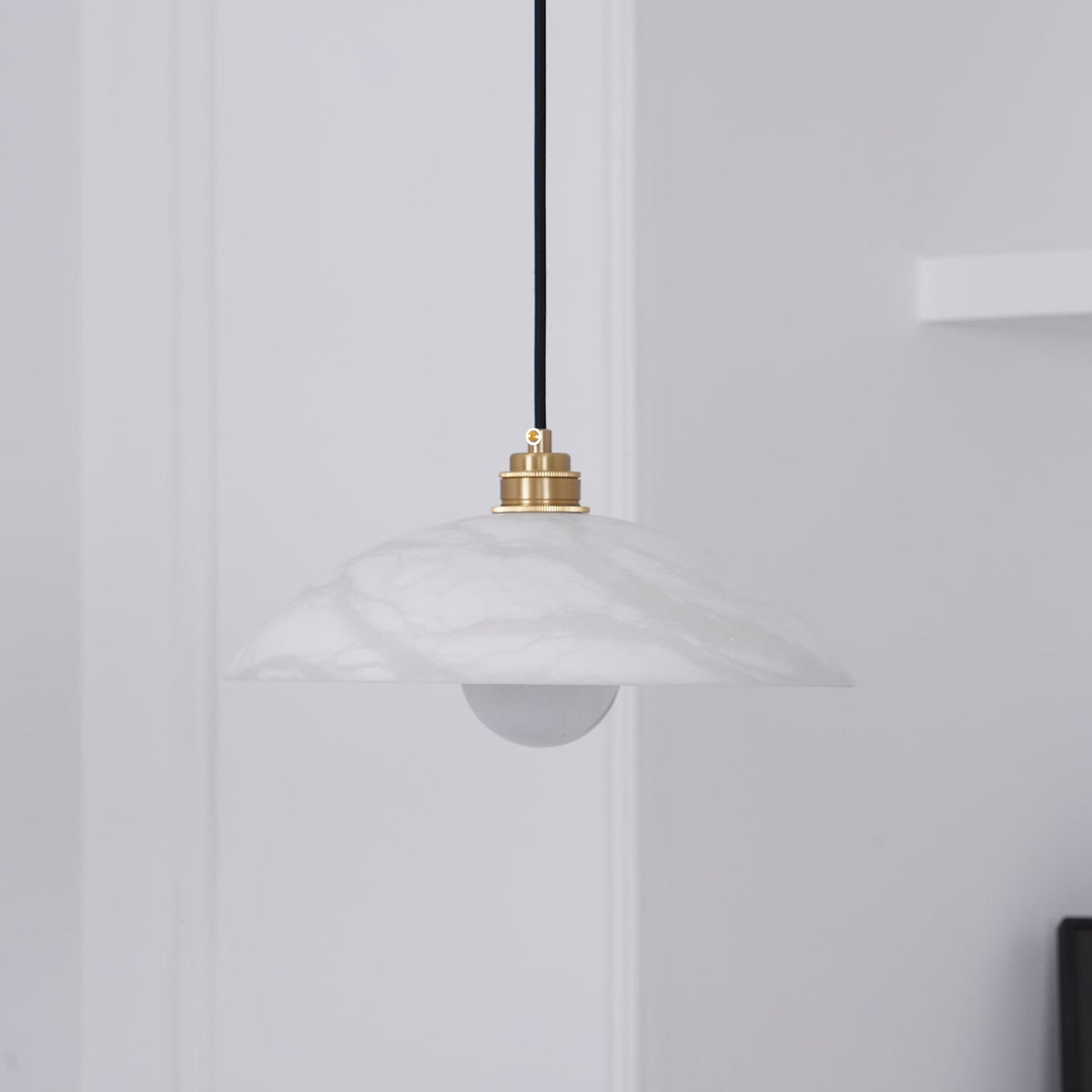 Dahlia Alabaster Dome Pendant Light