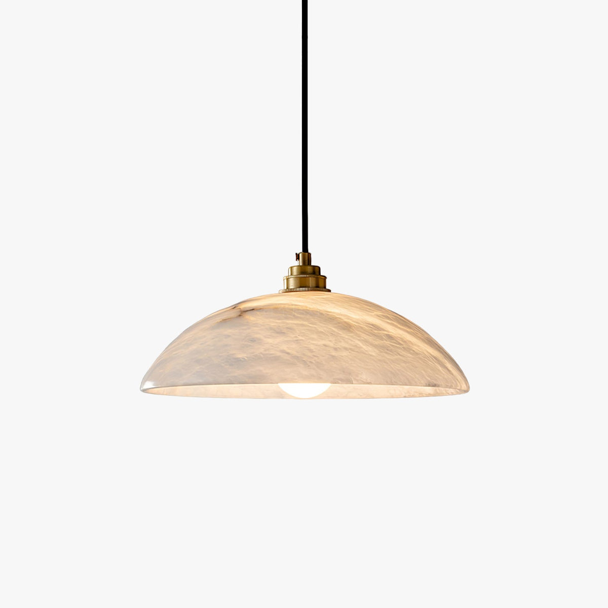 Dahlia Alabaster Dome Pendant Light