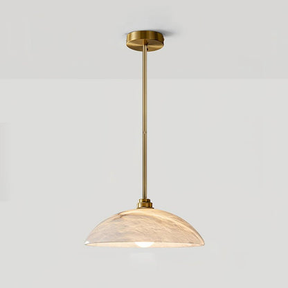 Dahlia Alabaster Dome Pendant Light