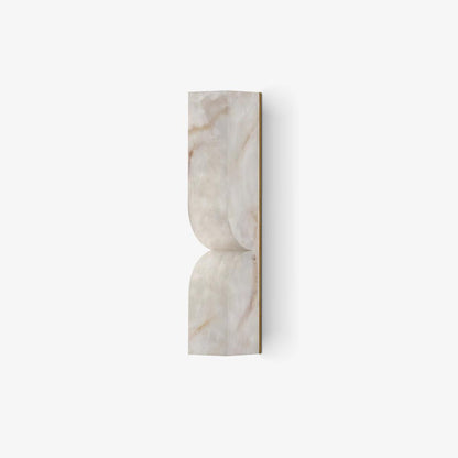 Chantal Solid Carved Alabaster LED Wall Sconce