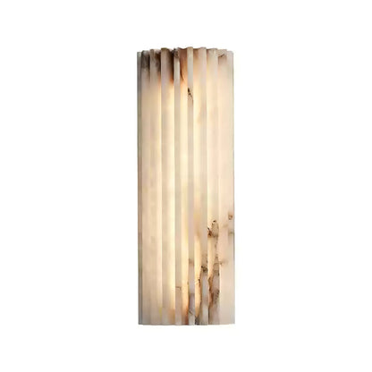 Alvia Genuine Alabaster Dimmable LED Wall Sconce