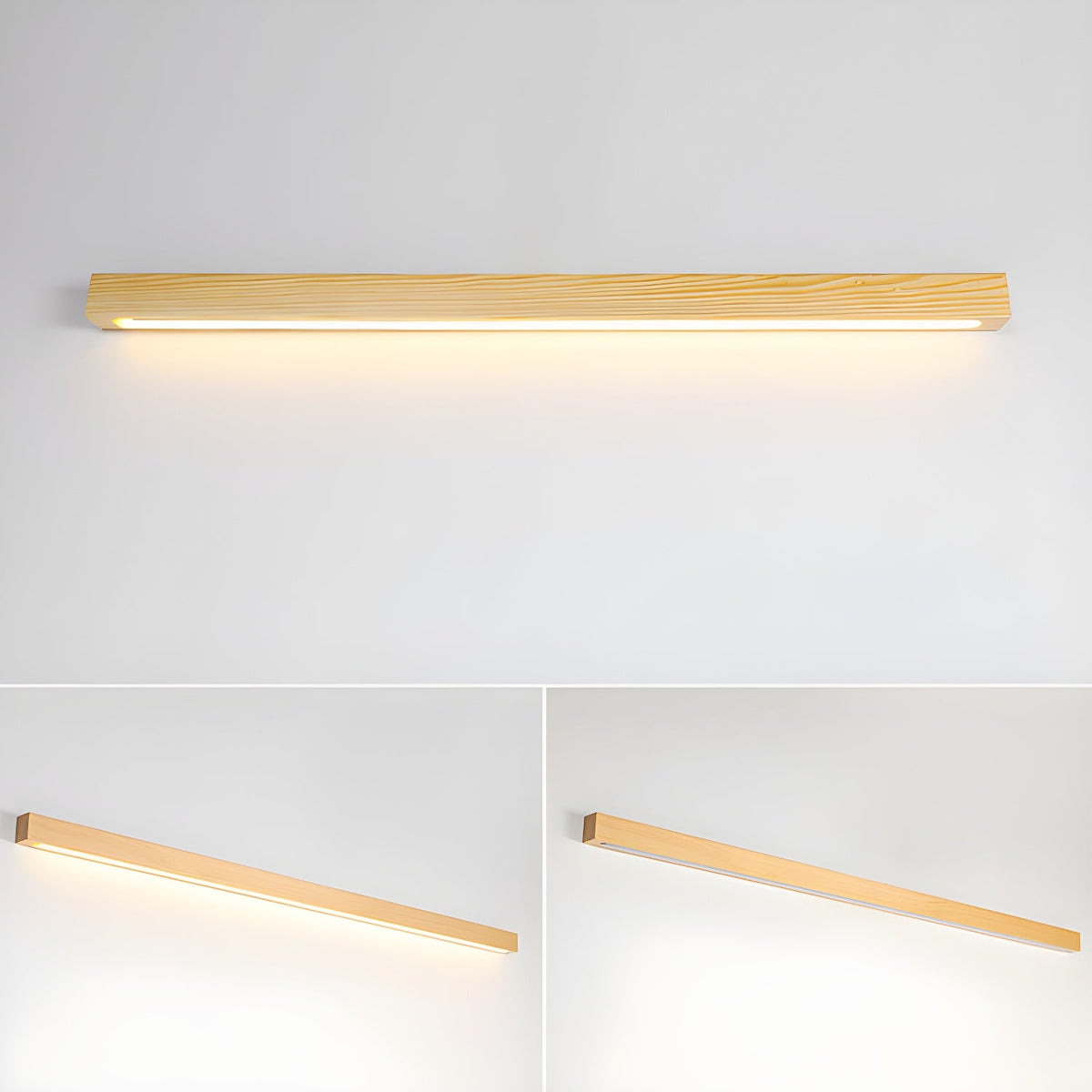 Arlo Linear Wood LED Wall Light
