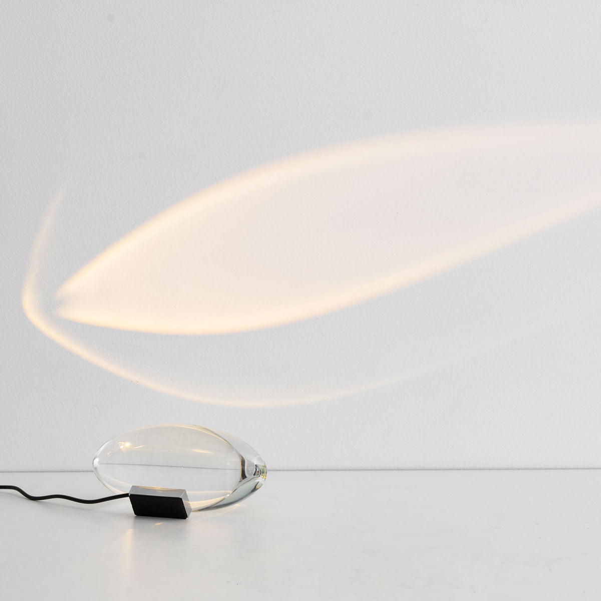 Atman Crystal Glass LED Table Lamp