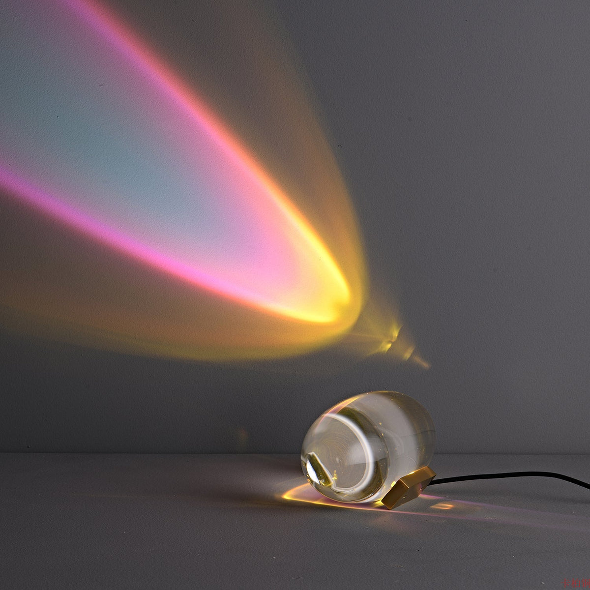 Atman Crystal Glass LED Table Lamp