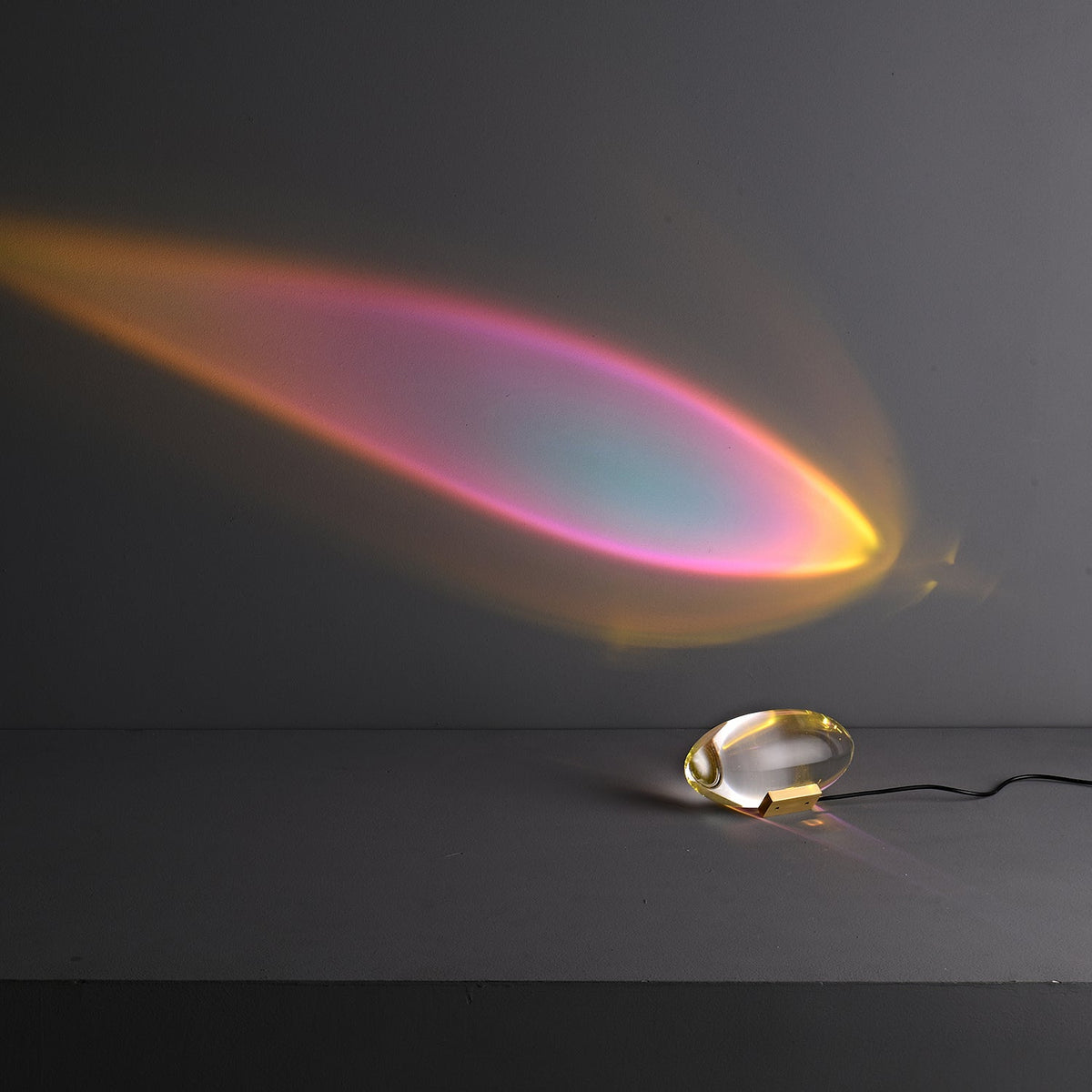 Atman Crystal Glass LED Table Lamp