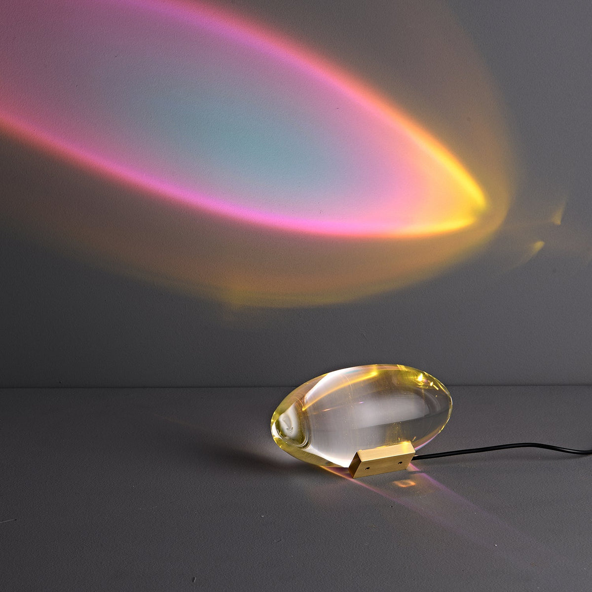 Atman Crystal Glass LED Table Lamp