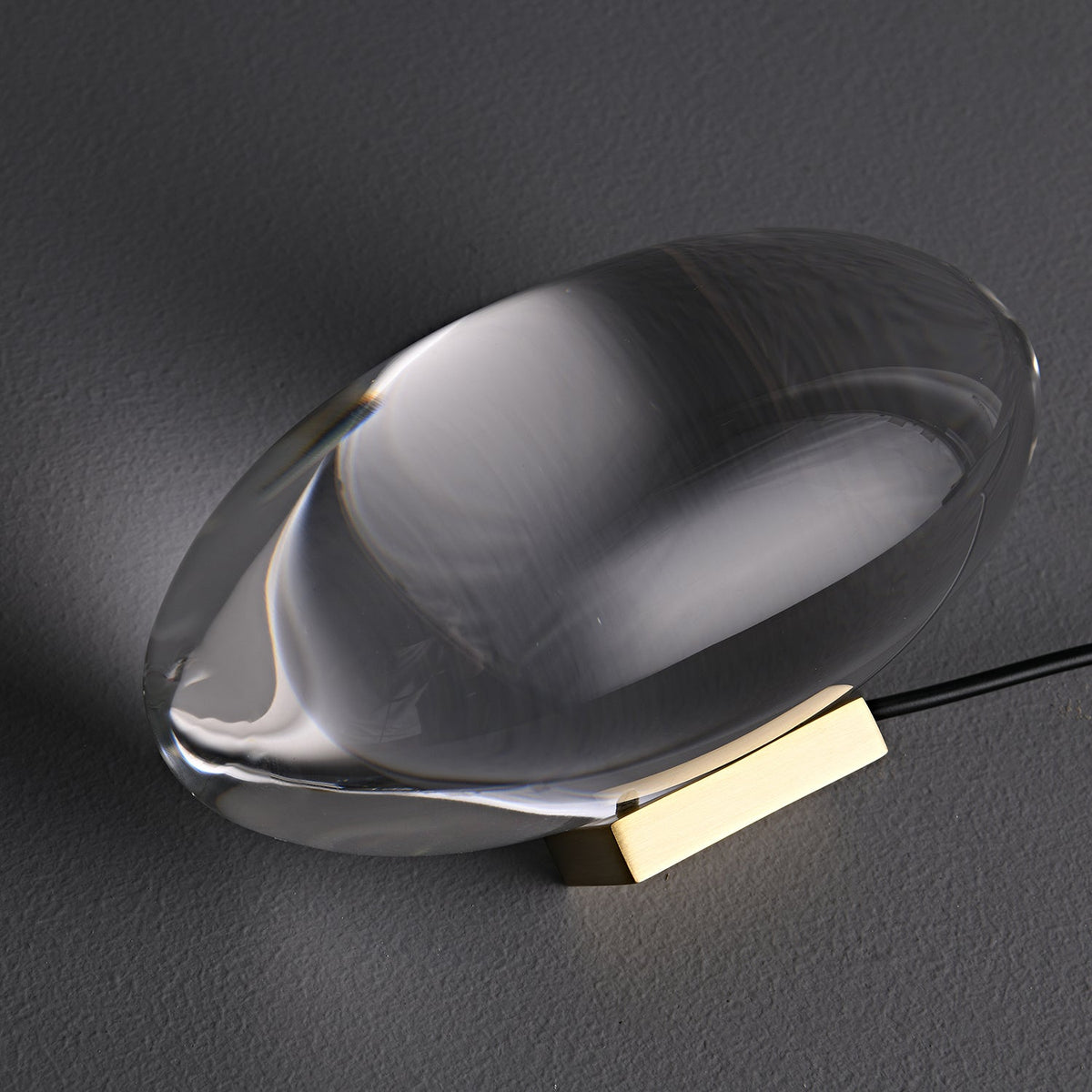 Atman Crystal Glass LED Table Lamp