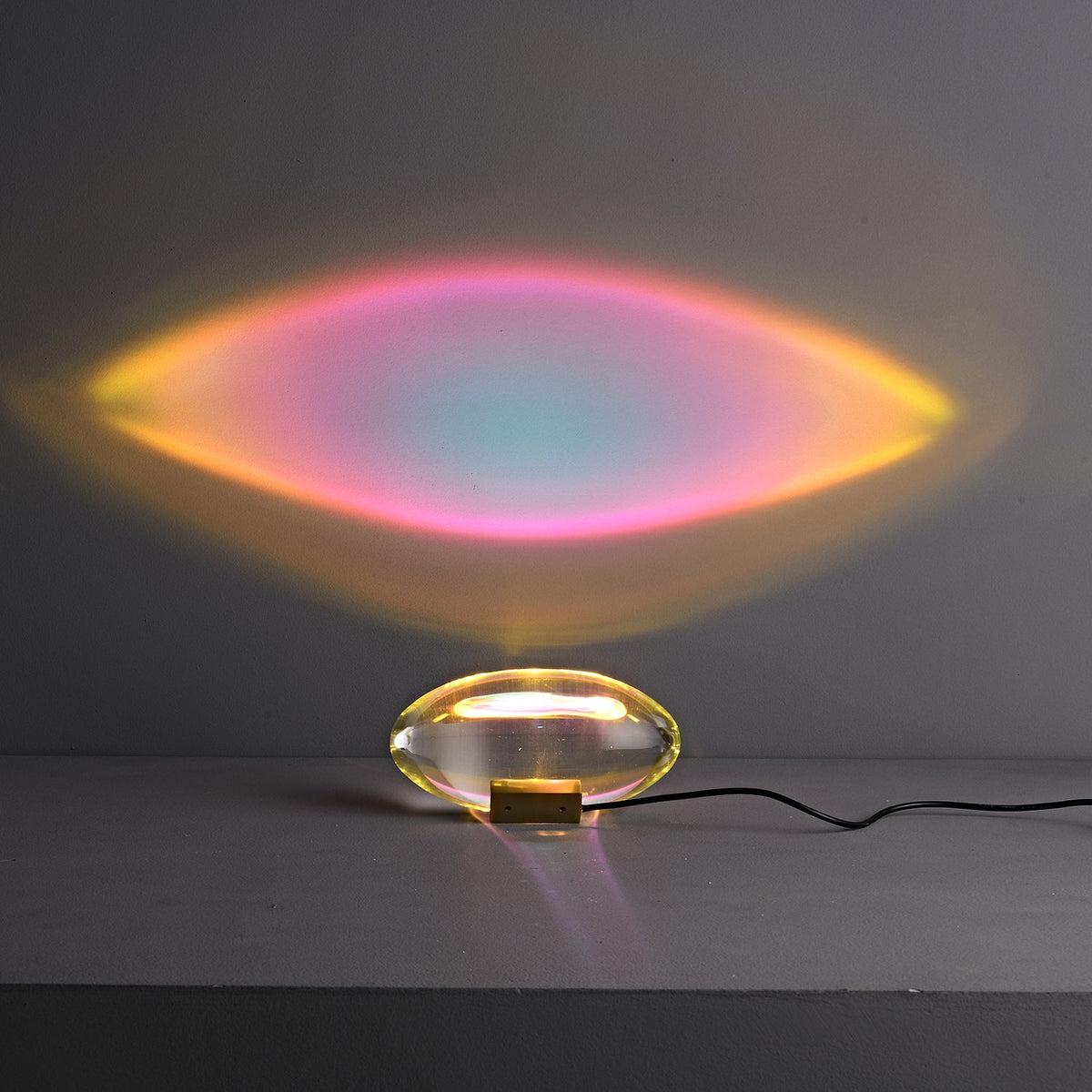 Atman Crystal Glass LED Table Lamp