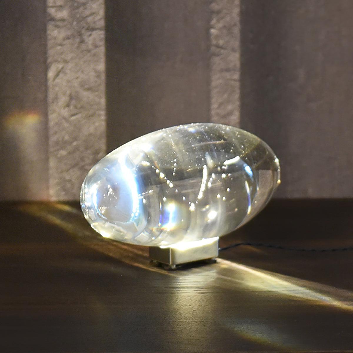 Atman Crystal Glass LED Table Lamp