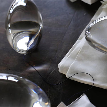 Atman Crystal Glass LED Table Lamp