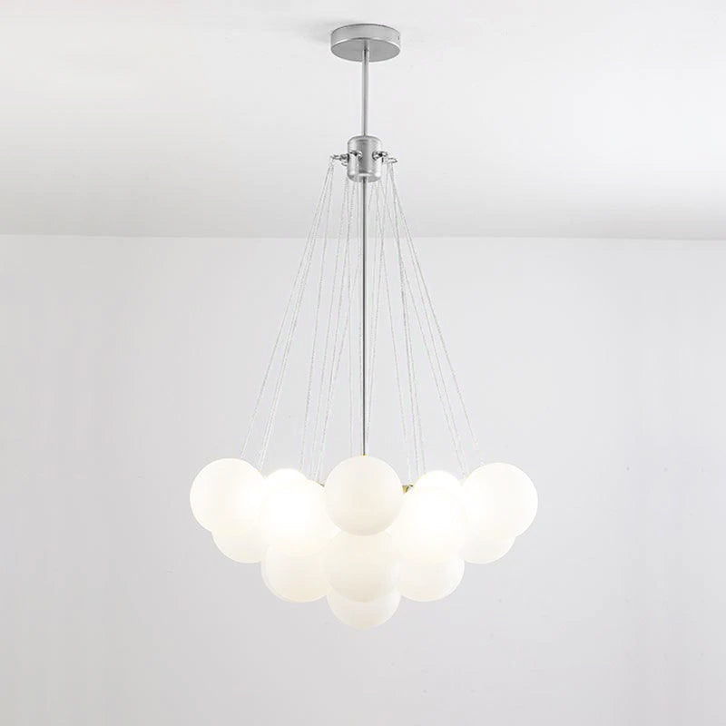 Bulle Frosted Glass Bubble Chandelier