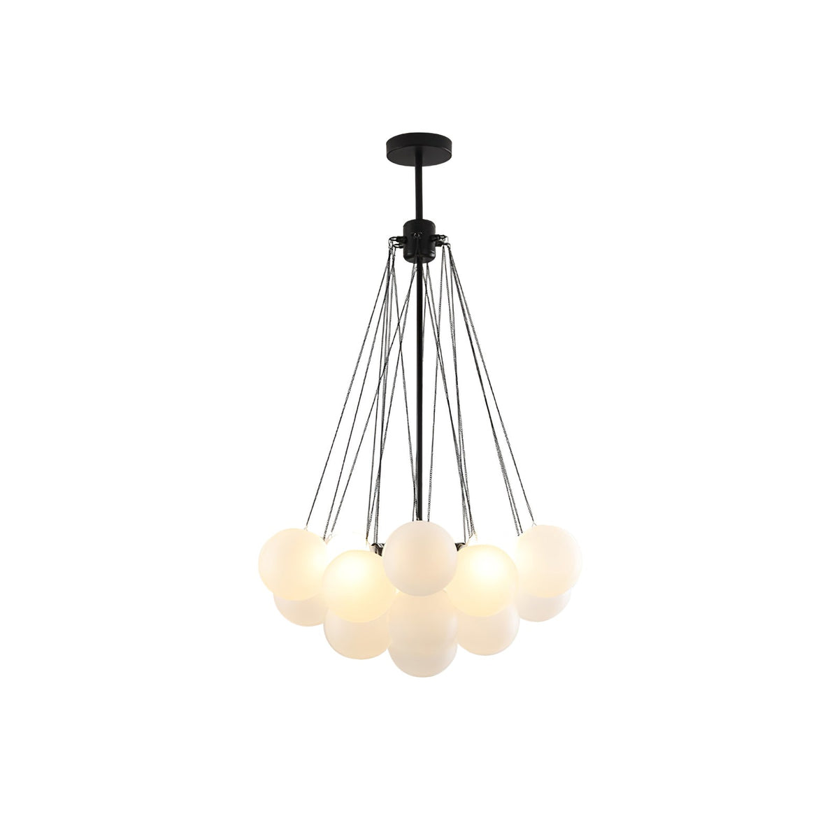 Bulle Frosted Glass Bubble Chandelier
