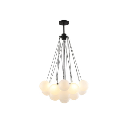 Bulle Frosted Glass Bubble Chandelier