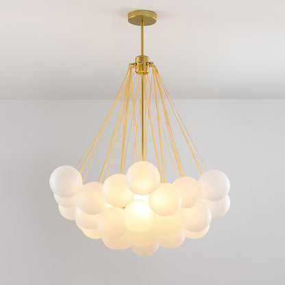Bulle Frosted Glass Bubble Chandelier