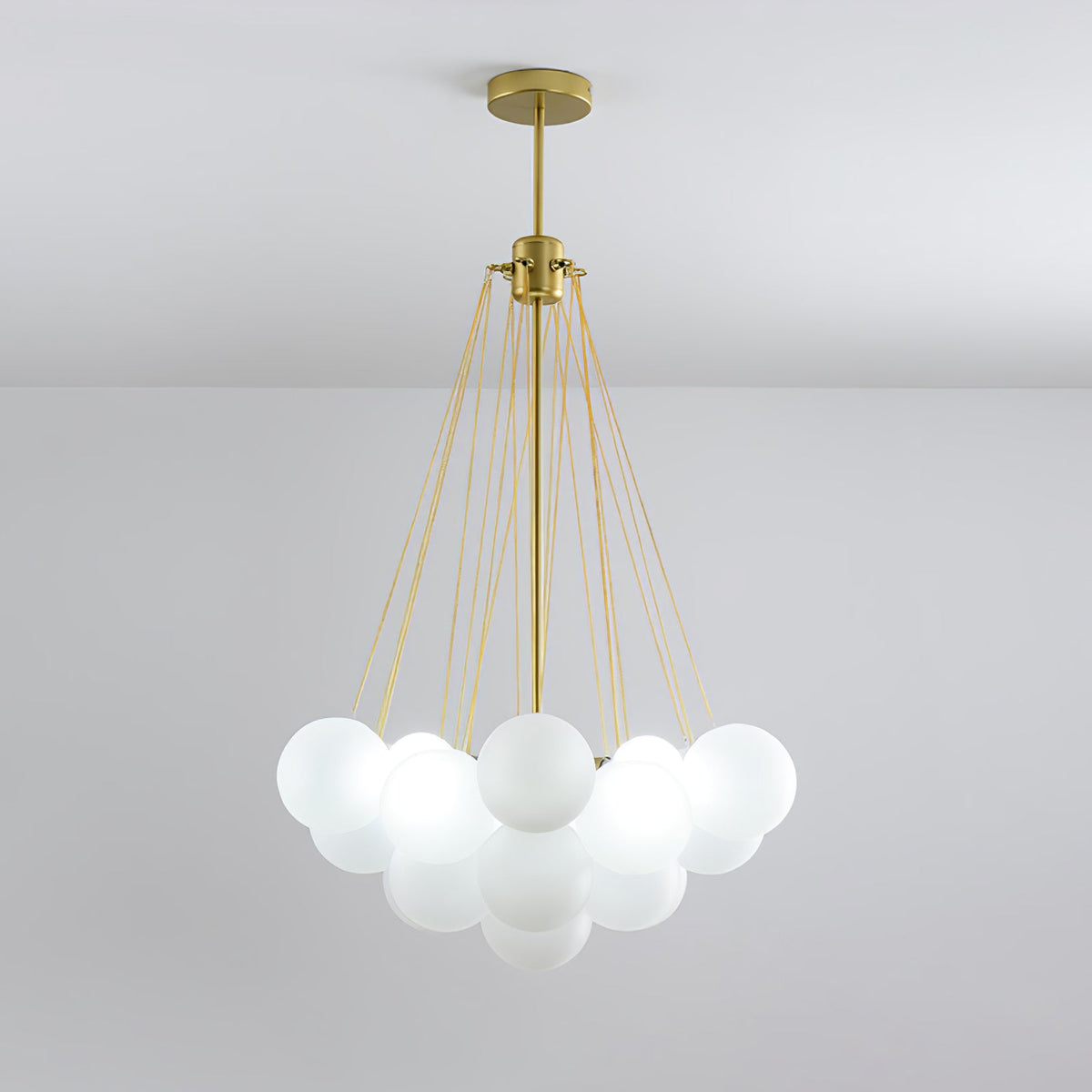 Bulle Frosted Glass Bubble Chandelier