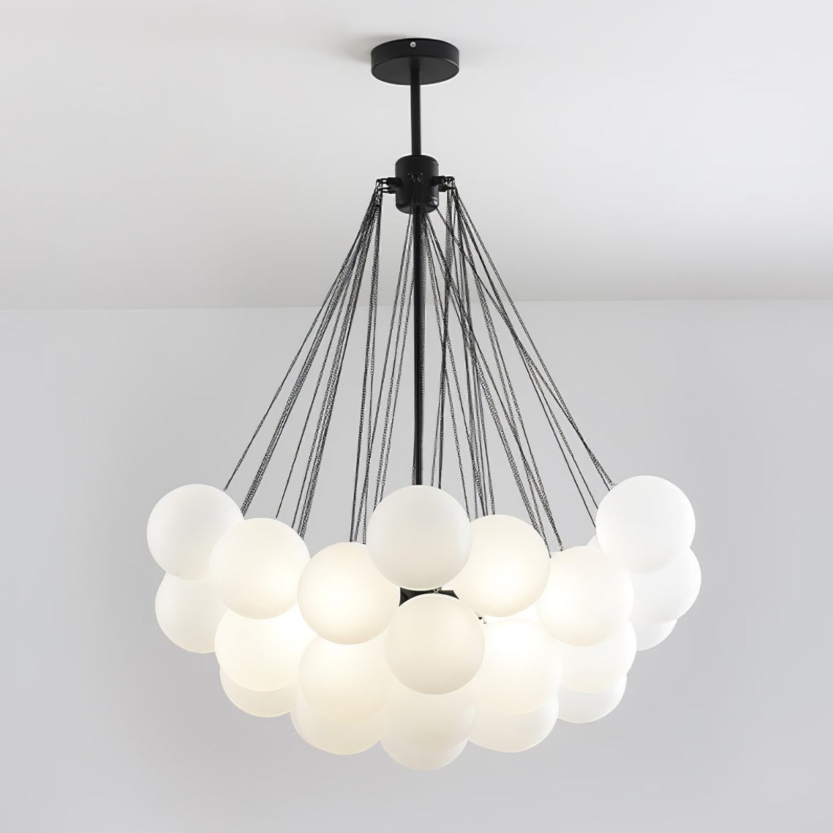 Bulle Frosted Glass Bubble Chandelier