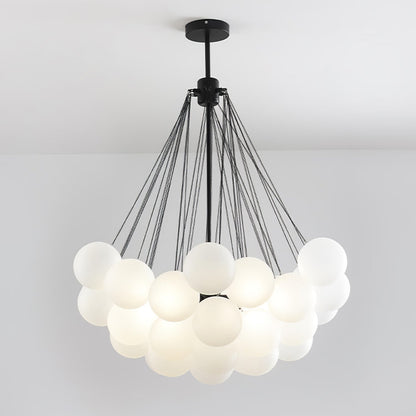 Bulle Frosted Glass Bubble Chandelier