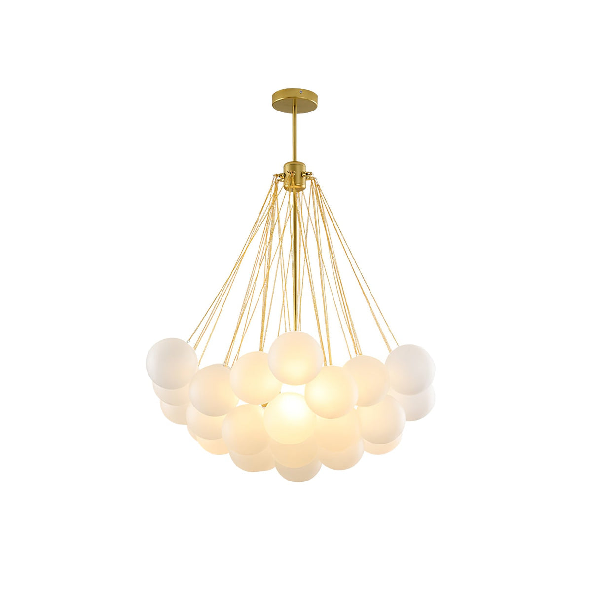 Bulle Frosted Glass Bubble Chandelier