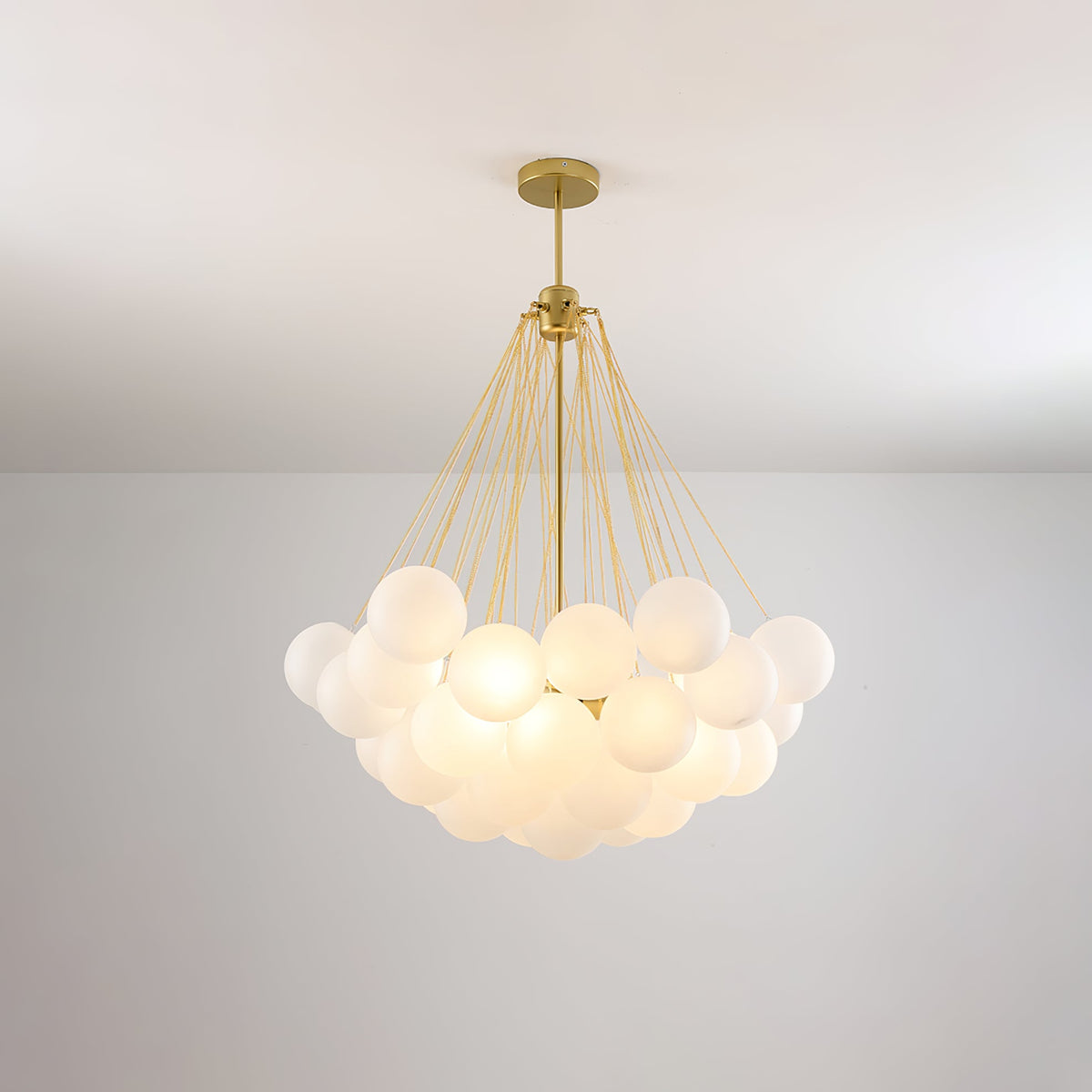 Bulle Frosted Glass Bubble Chandelier