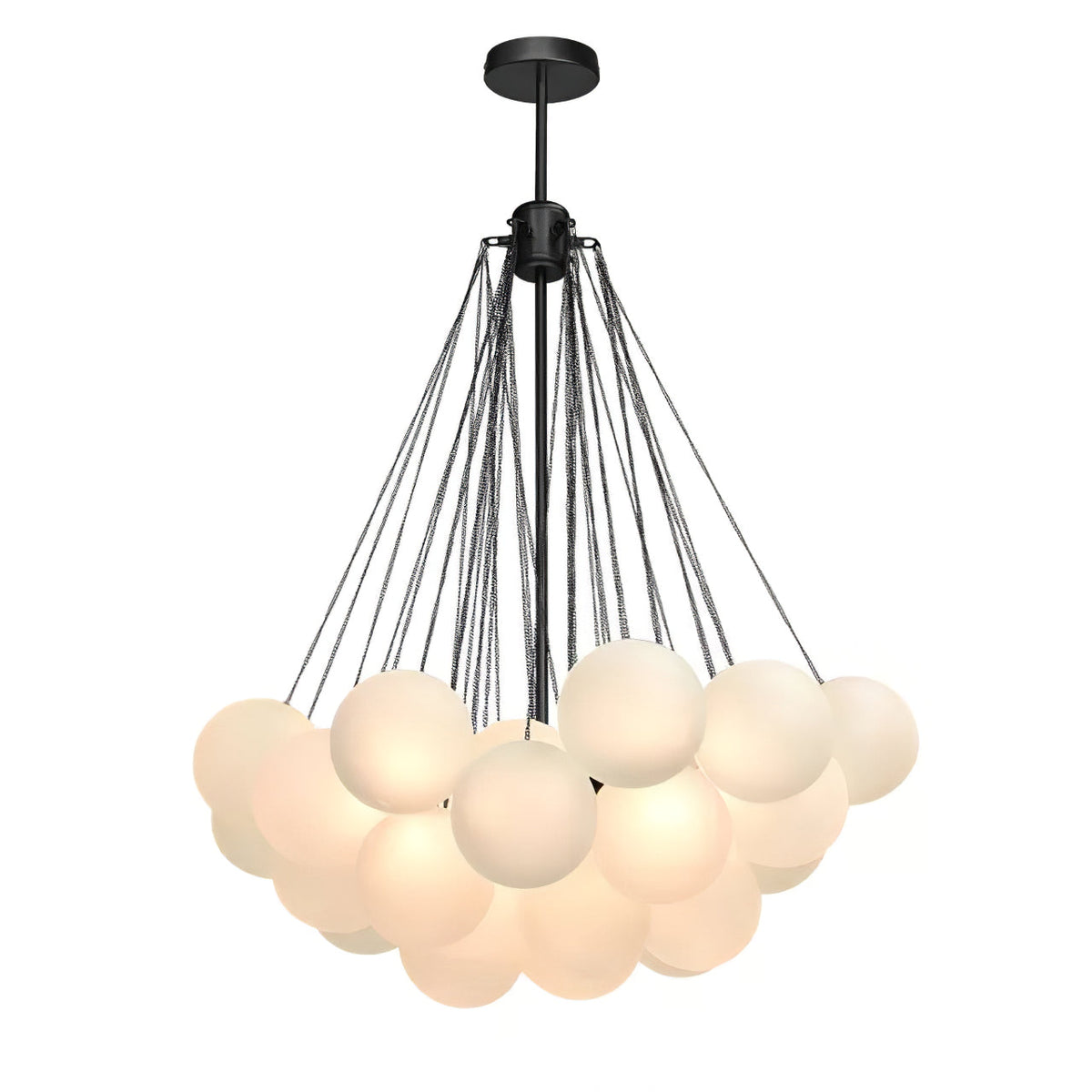 Bulle Frosted Glass Bubble Chandelier