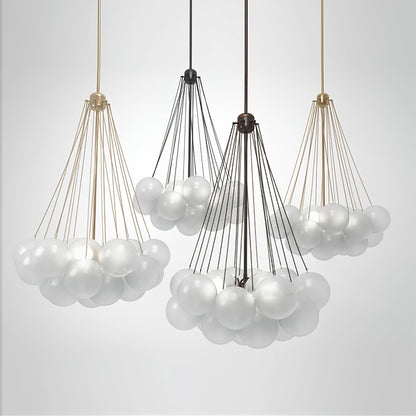 Bulle Frosted Glass Bubble Chandelier