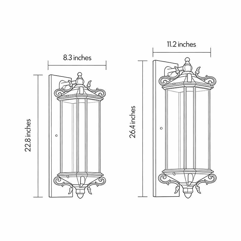 Percy European Outdoor Wall Light