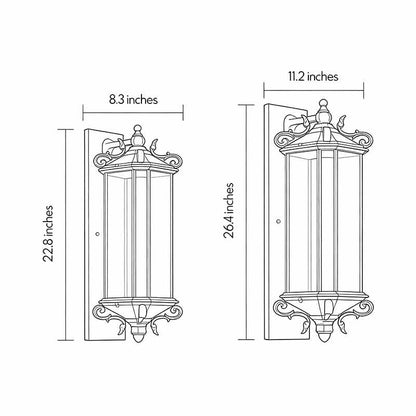 Percy European Outdoor Wall Light