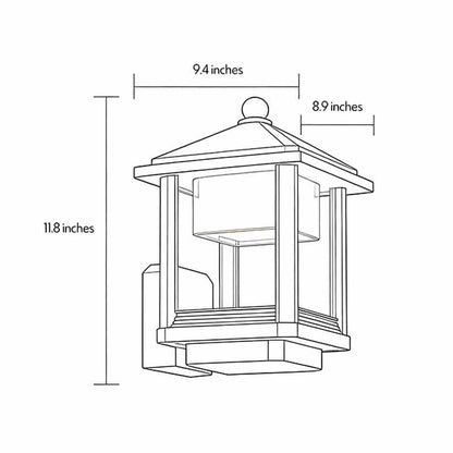 Dorian Outdoor Lantern Sconce