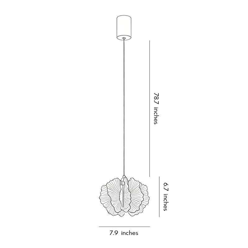 Della Petal Pendant Light