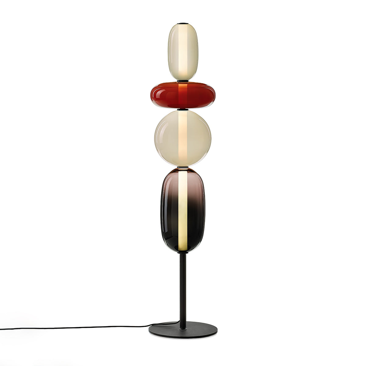 Bijou Hand Blown Glass Floor Lamp