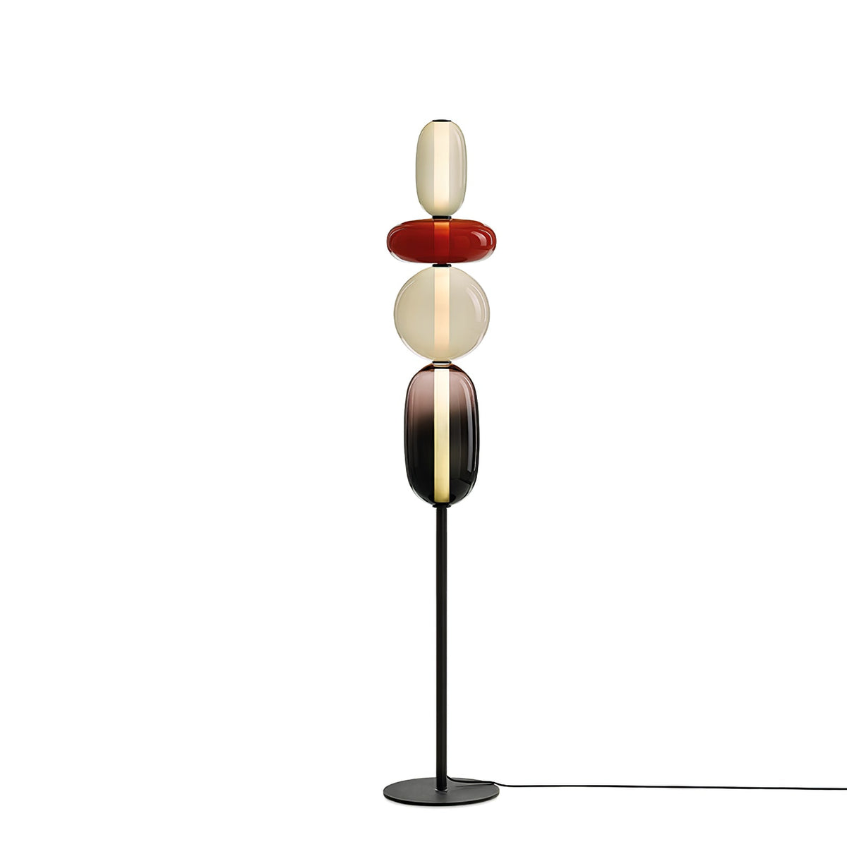 Bijou Hand Blown Glass Floor Lamp