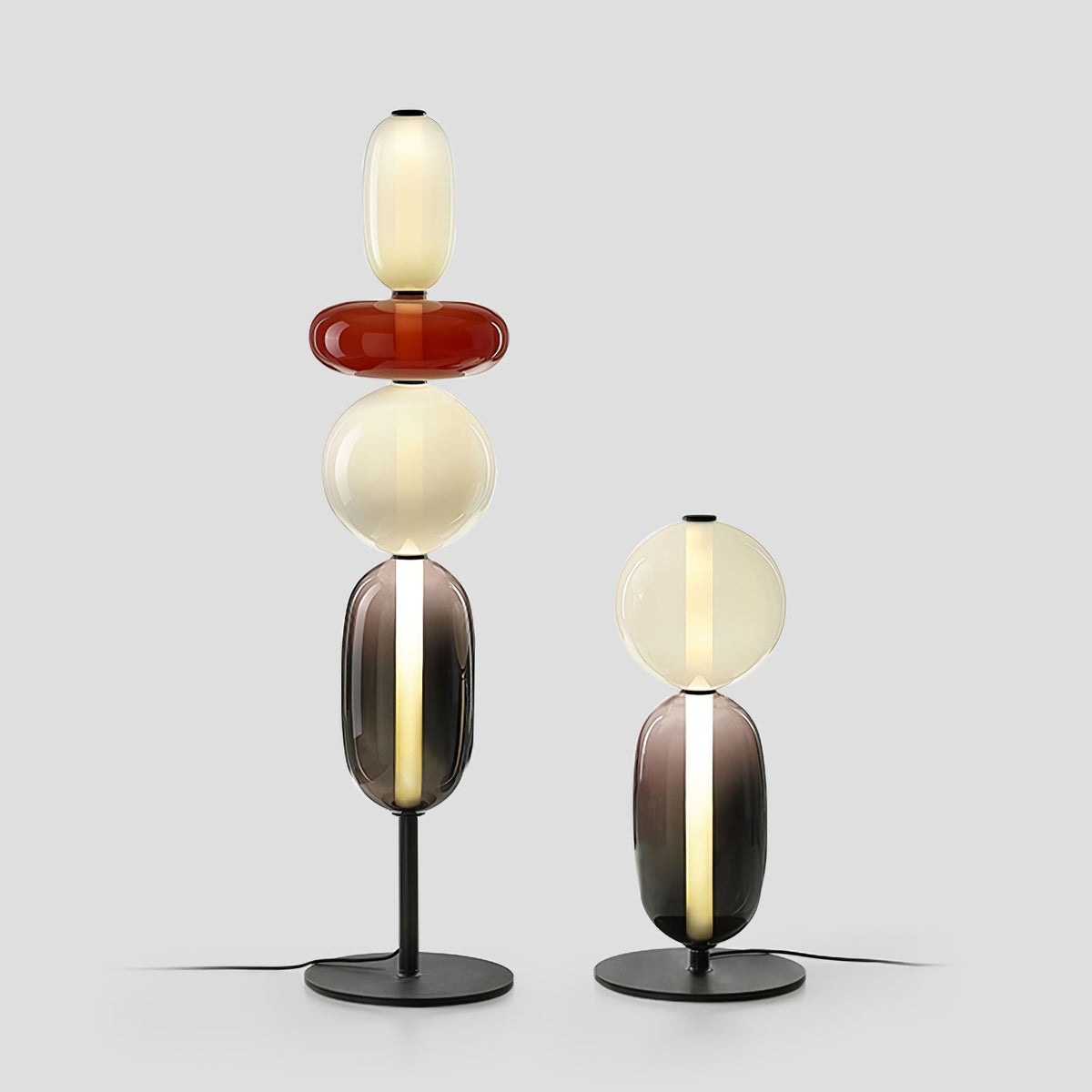 Bijou Hand Blown Glass Floor Lamp