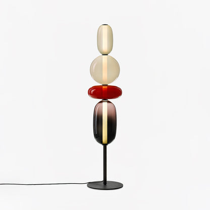 Bijou Hand Blown Glass Floor Lamp