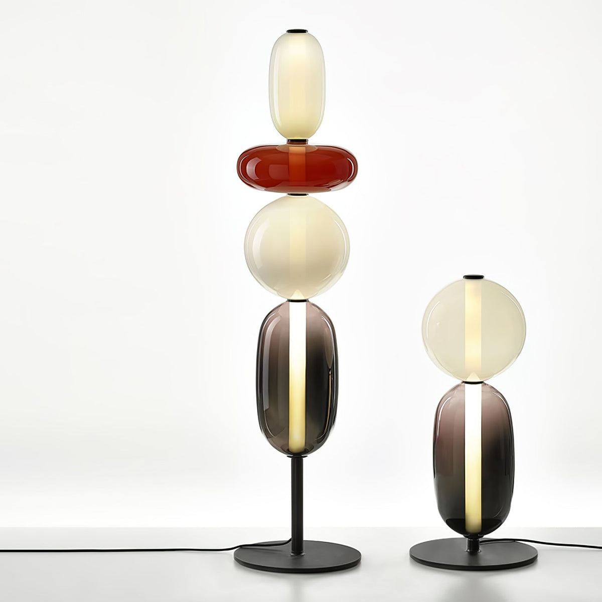 Bijou Hand Blown Glass Floor Lamp