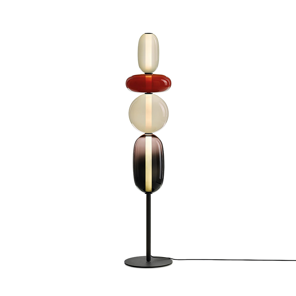 Bijou Hand Blown Glass Floor Lamp