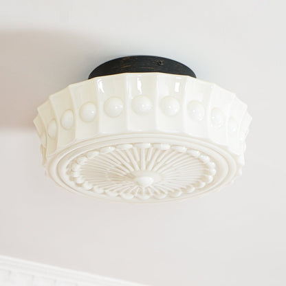 Hartwell Glass Flush Mount Ceiling Light