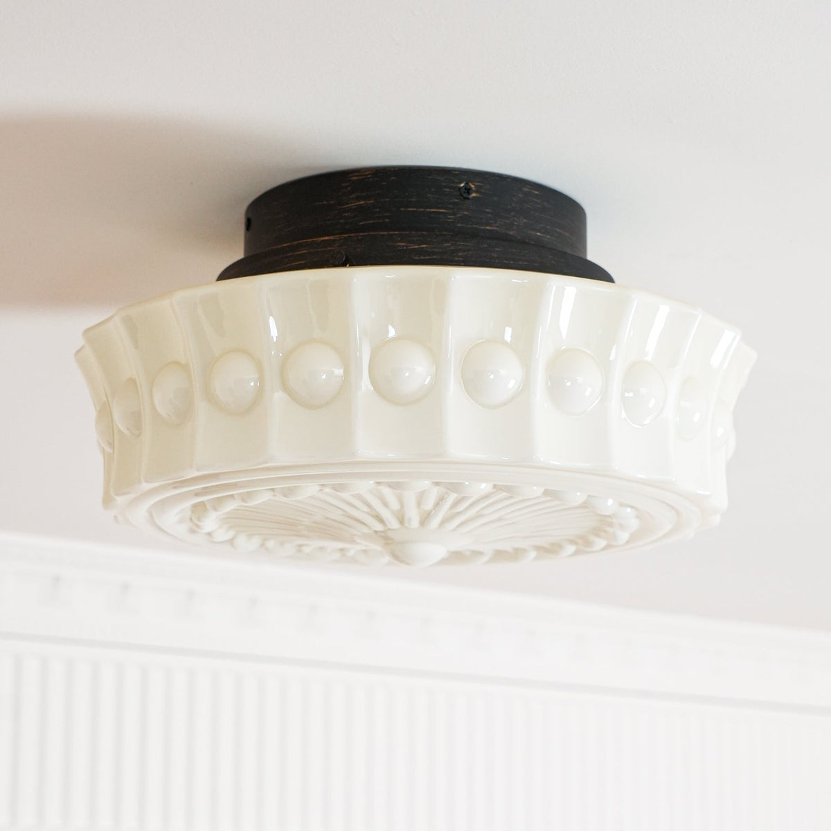 Hartwell Glass Flush Mount Ceiling Light