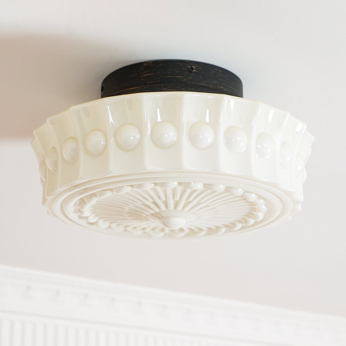 Hartwell Glass Flush Mount Ceiling Light