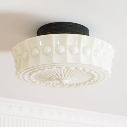 Hartwell Glass Flush Mount Ceiling Light