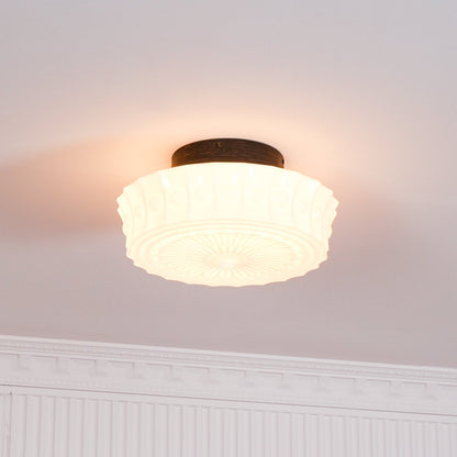 Hartwell Glass Flush Mount Ceiling Light