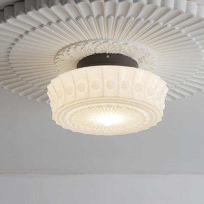Hartwell Glass Flush Mount Ceiling Light