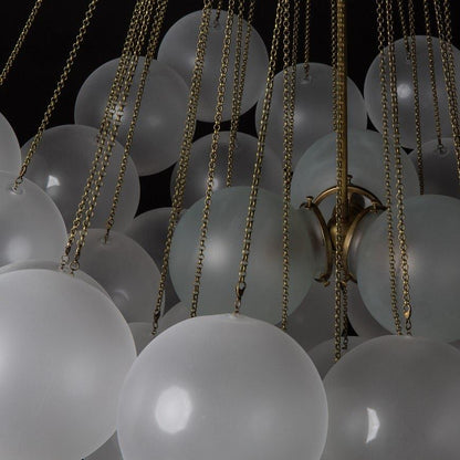 Bulle Frosted Glass Bubble Chandelier