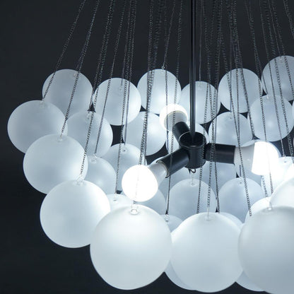 Bulle Frosted Glass Bubble Chandelier